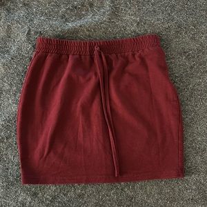 Burgundy Pencil Skirt Size S